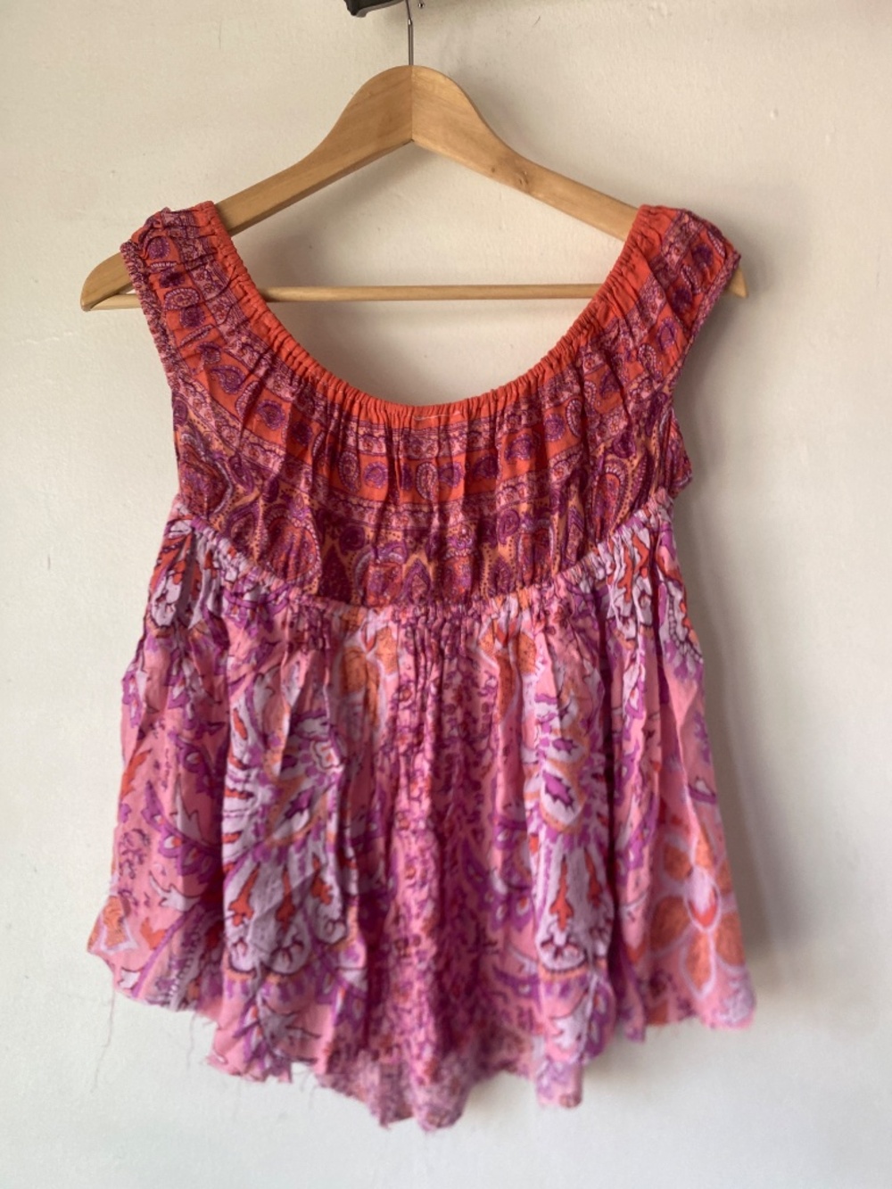 Free People XS Floral Top - Picture 3 of 8
